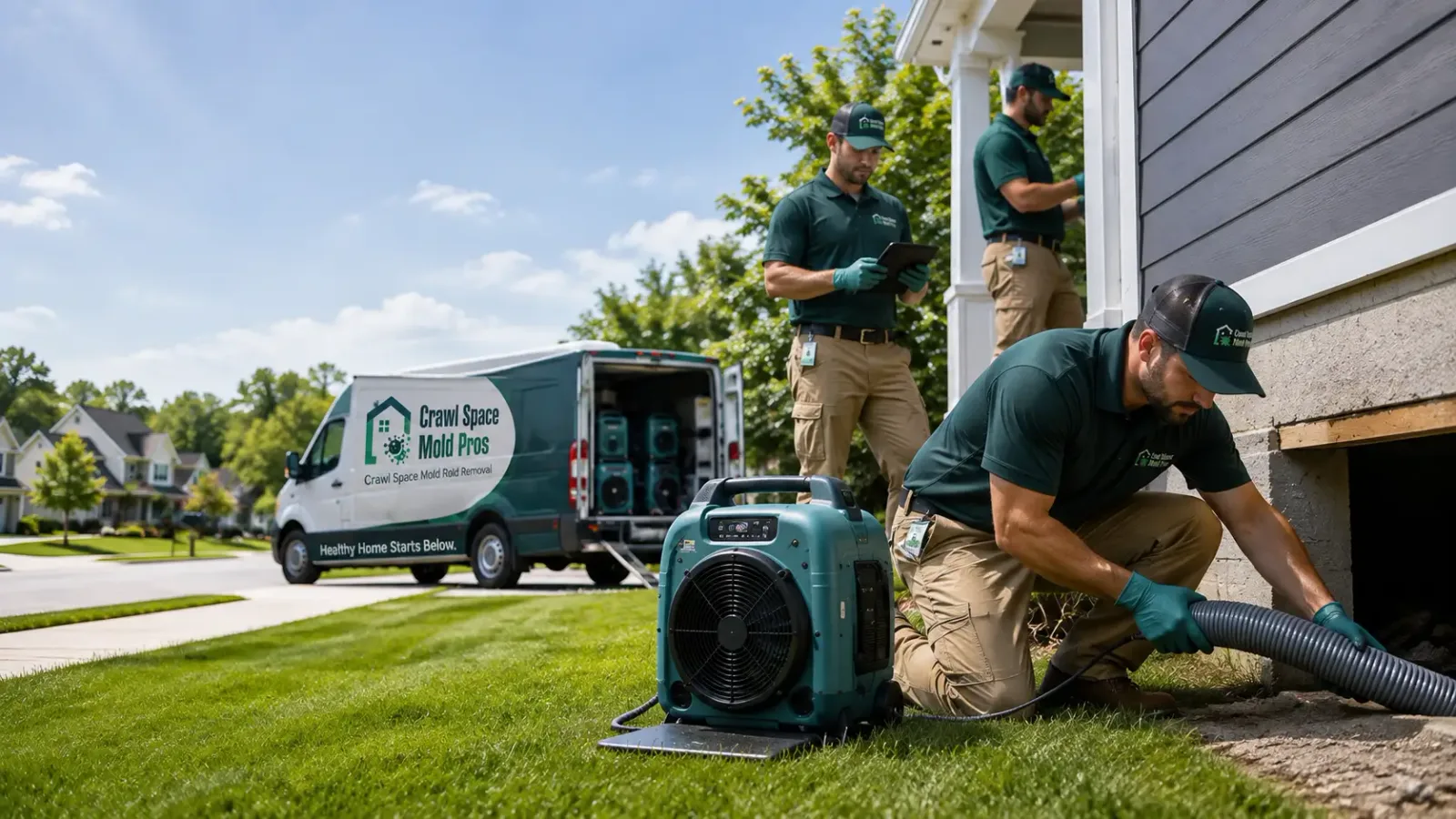 Crawl Space Mold Removal in Montpelier, IA